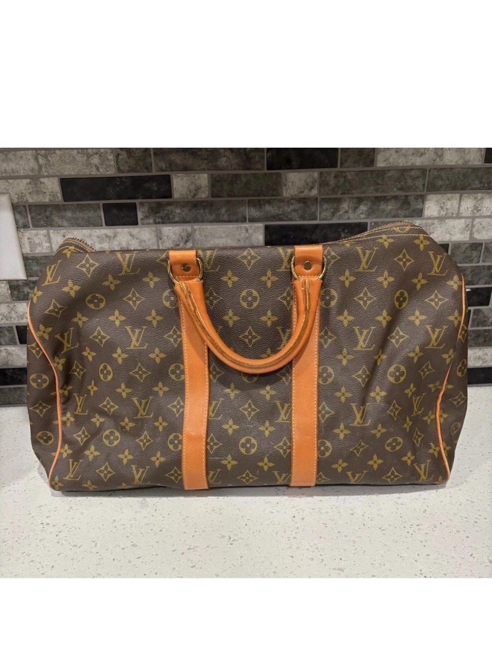 Louis Vuitton Monogram Keepall 45 Duffel Bag